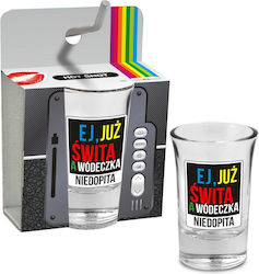 Hot Shot 35ml Schnapsglas Hey, es ist schon Morgengrauen, der Wodka ist noch nicht alle