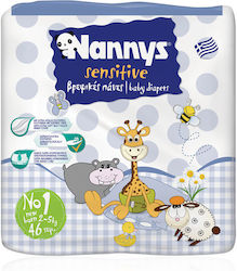 Nannys Sensitive No. 1 for 2-5kgkg 46pcs Nannys Sensitive No. 1 for 2-5kgkg 46pcs