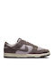 Dunk Low Retro Se Herren Sneakers Grey Leather