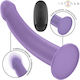 Intense Eddie Realistic Vibrator with Remote Control 17.5cm Purple