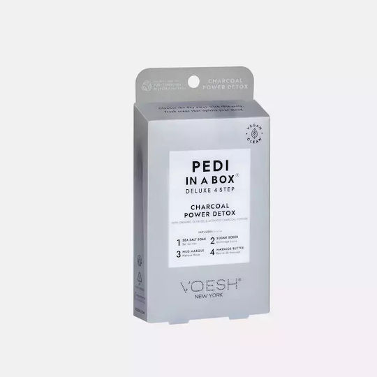 Pedi In A Box Deluxe 4-Schritte Kohle Power Detox
