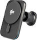 AMiO Car Mobile Mount with Magnet and Wireless Charging Black