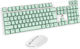 Leewello YPX-036 Set tastatură și mouse Greacă ...