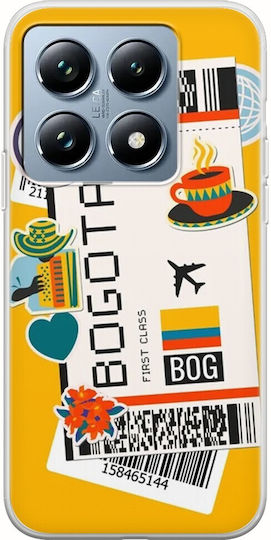 Ticket To Bogota Xiaomi 14t Pro 5g Flexible TPU Transparent Silicone