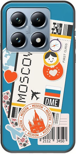 Ticket To Moscow Xiaomi 14t Pro 5g Black TPU Black Silicone