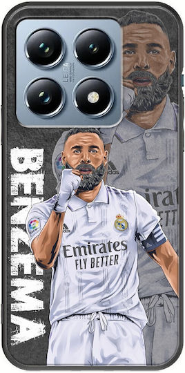 Football Stars Karim Benzema Xiaomi 14t Pro 5g Black TPU Black Silicone