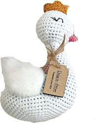 Χειροποίητο Πλεκτό Κουκλάκι Raison D’etre Swan Crown 19εκ 4390289