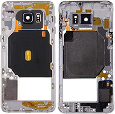Μεσαίο Πλαίσιο Ασημί για Samsung Galaxy S6 G920F