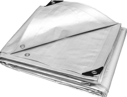 Cresman Αδιάβροχος Μουσαμάς 150gr/m² 14x10μ. Ελαφρού Τύπου Λευκός