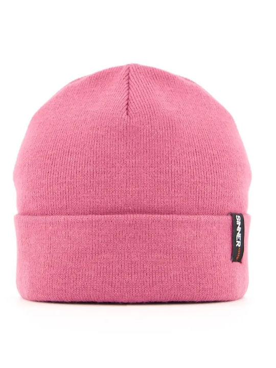 Creek Beanie Unisex Beanie Knitted in Red color