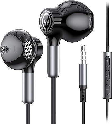Benewy In-Ear Freisprecheinrichtung Kopfhörer mit Stecker 3.5mm