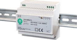 12V 100W 8.3A DIN Rail Power Supply