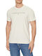 T-Shirt Beige-Blue
