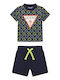 Kids' Set with Shorts Summer 2pcs Navy Blue