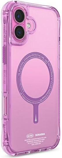 Skinarma Back Cover Silicone / Plastic Pink (iPhone 16 Plus)