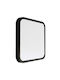 Square Led Ceiling Light 24 W 2500 Lm Size 295 X 295 X 65 Mm 6500k Black Ip44