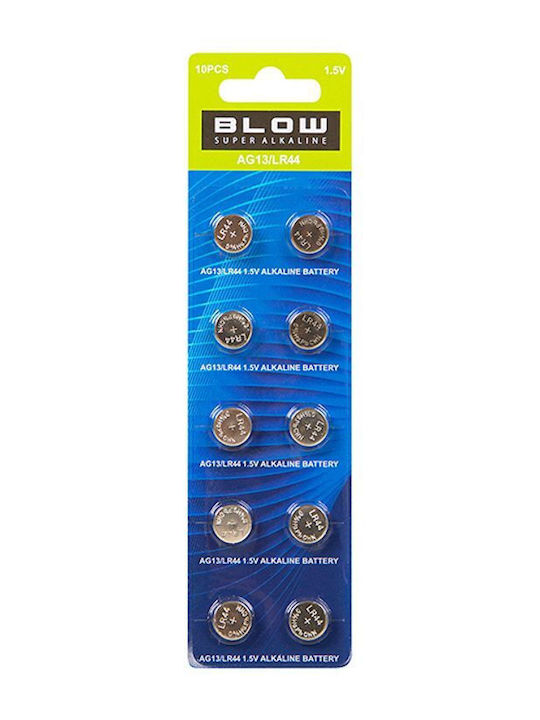 Blow Alkaline Watch Batteries LR44 1.5V 10pcs