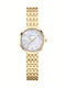 Bering Time Classic Crystals Damenuhr 26mm Batterie mit Gold Rostfreiem Stahlarmband