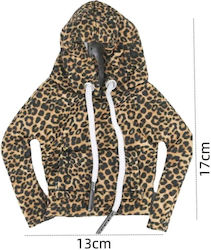 Leoparden-Kapuze Schalthebelknauf Abdeckung Sweatshirt 13x10cm Tatu Moyo