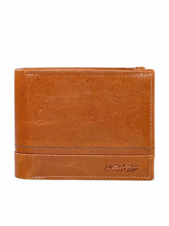 Lavor Δερμάτινο Ανδρικό Πορτοφόλι με RFID Ταμπά