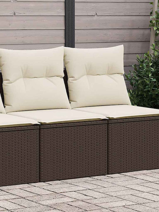 Two-Seater Outdoor Sofa Rattan with Cushions 55...