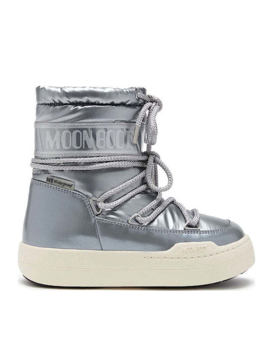 Moon Boot Kids Snow Boots Silver