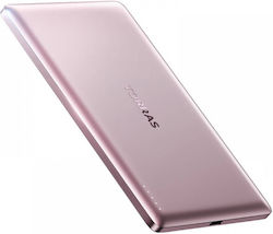 Torras Ultra Thin 5000mAh 18W Ροζ Torras Ultra Thin 5000mAh 18W Ροζ