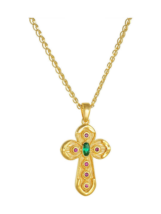 Kritsimis Gold Σταυρός Beidseitig Kritsimis Gold Σταυρός Beidseitig