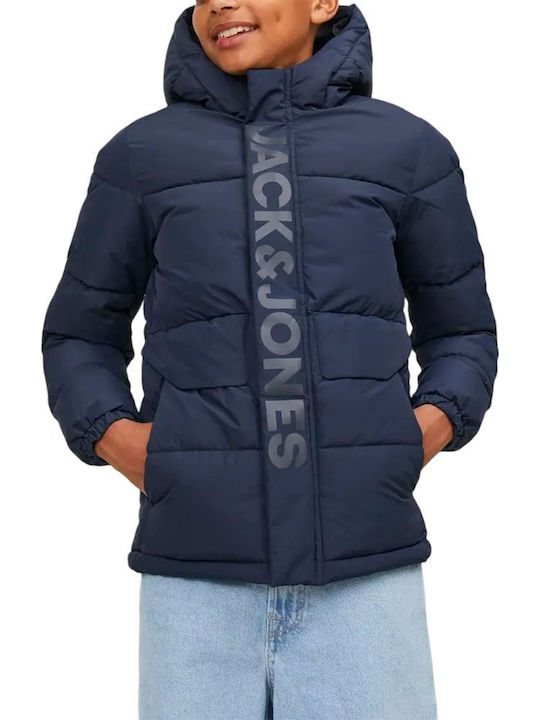 Jack & Jones Kids' Quilted Jacket Short with Ho...