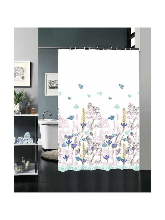 Chios Hellas Shower Curtain Fabric 180x180cm Sc...