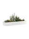 vidaXL Planter Box Metal Silver 280x80x40cm.
