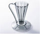 Dripper Flower Dripper Deep 27 Clear Black