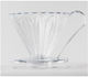 Dripper Tritan Cone-shaped Flower Dripper Cup4 Clear