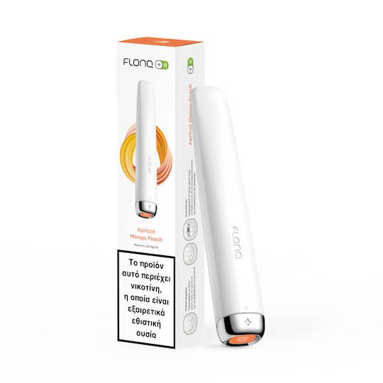 Flonq Ηλεκτρονικό Τσιγάρο μιας Χρήσης Mango Peach 2ml 20mg Πορτοκαλί