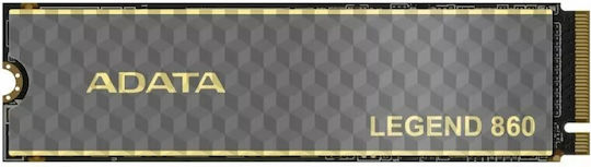 Adata Legend 860 SSD 1TB τύπου M.2 με σύνδεση PCI Express 4.0 SLEG-860-1000GCS