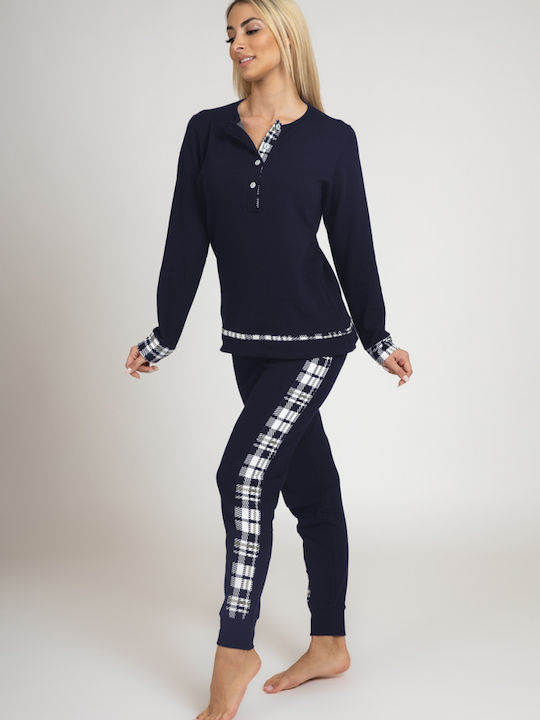 Dama Koupa Maternity Pajama Set & Nursing in Bl...