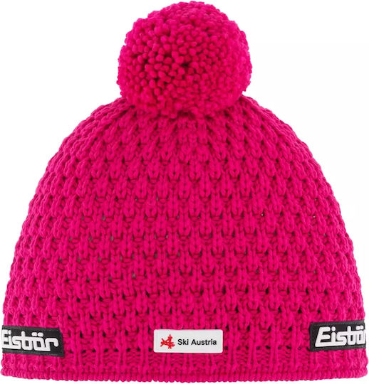 Beanie Ανδρικός Σκούφος Πλεκτός σε Φούξια χρώμα