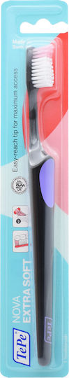 TePe Nova Manual Toothbrush Extra Soft Black 1pcs