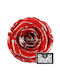 Παντοτινό Τριαντάφυλλο Glitter Silver Red 6τμχ Fankon Flowers