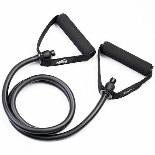 Phantom Resistance Band Gymtube Hard with Handles Black 1.65m