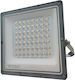V-TAC Στεγανός Προβολέας LED 50W Ρυθμιζόμενο Λευκό IP65