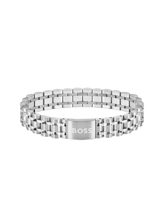 Boss Ανδρικό Βραχιόλι από Ανοξείδωτο Ατσάλι 19cm