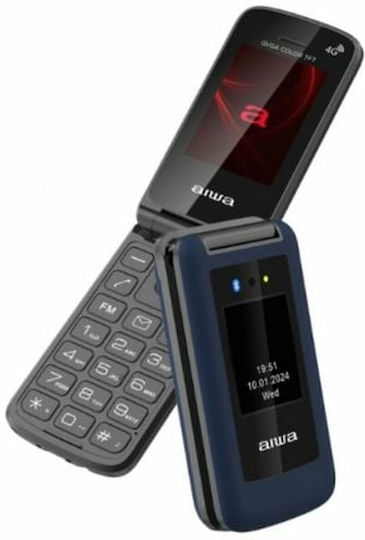 Aiwa FP-30 Dual SIM Mobile with Large Buttons Blue