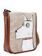 Damentasche Schultertasche Tabac Braun