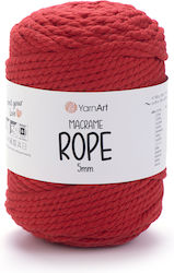 Yarnart Macrame Rope 5mm 773 Κόκκινο