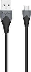Energizer C61MCGBK4 Regular USB 2.0 σε micro USB 1.2m Μαύρο