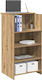 vidaXL Office Reception L55xW50xH103.5cm