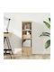 Brown Bookcase 31x24x102cm