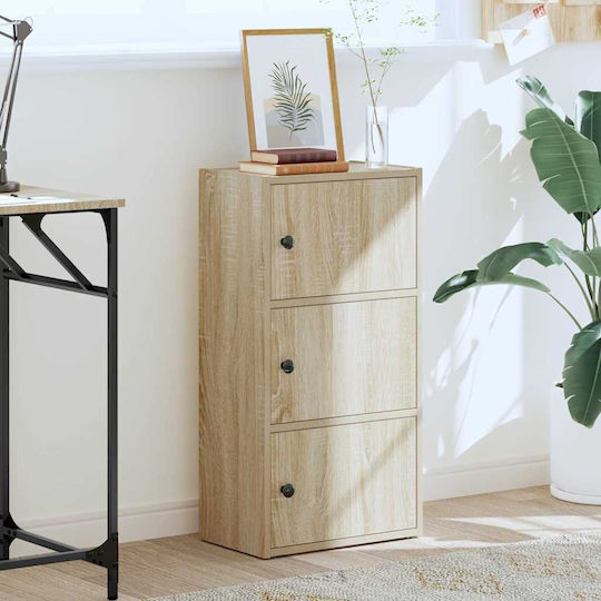 Wohnzimmerschrank aus Spanplatte Braun 40x24x77 cm