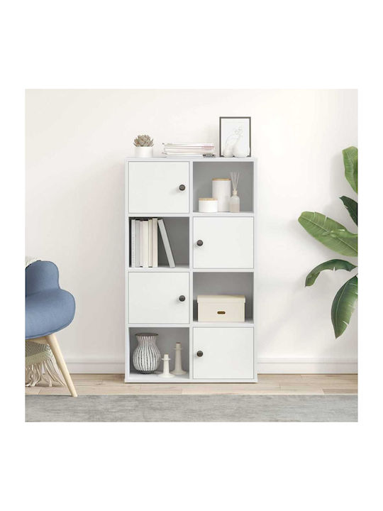 Bookcase White 60x24x101.5cm